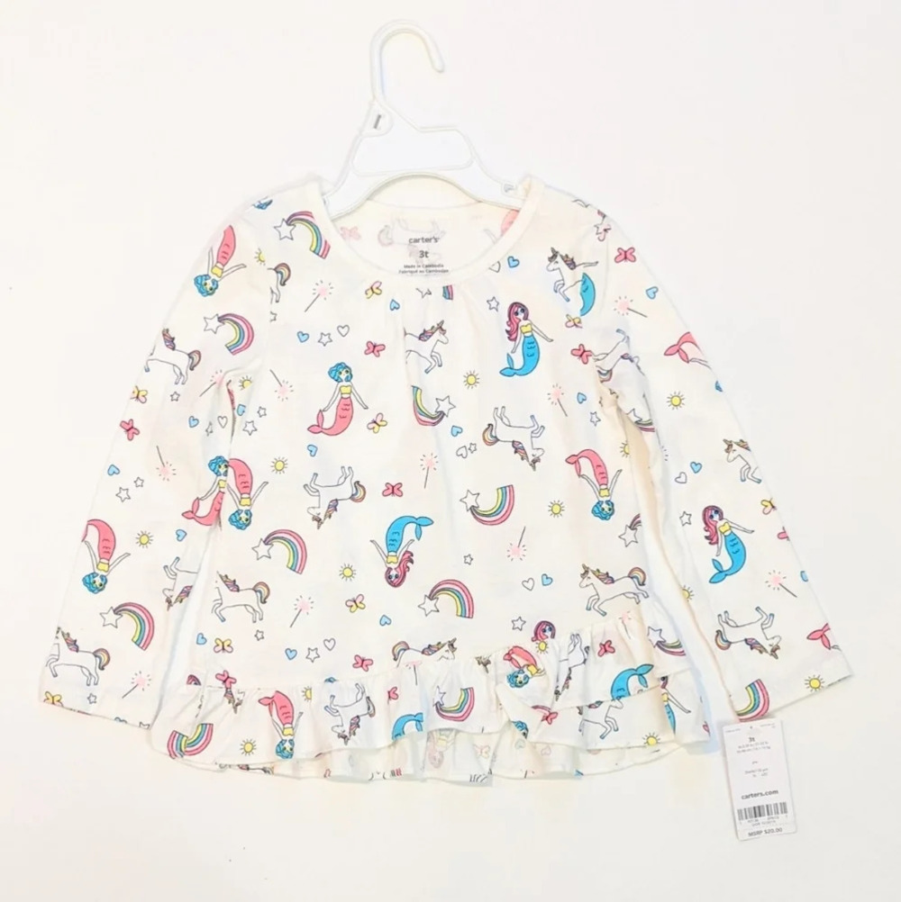 Girls Carter's Long Sleeve Top